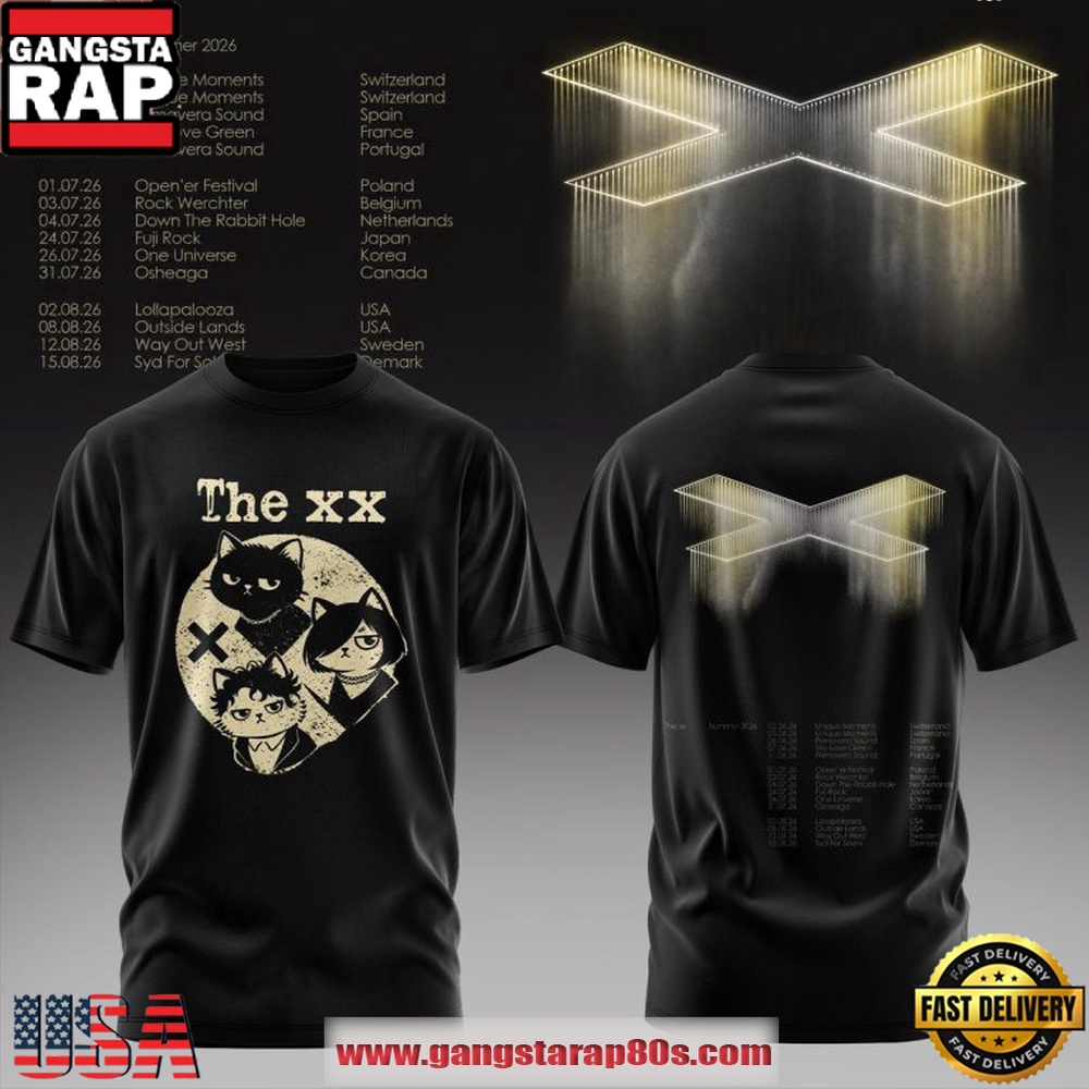 The XX Summer Tour 2026 Limited Edition T Shirt