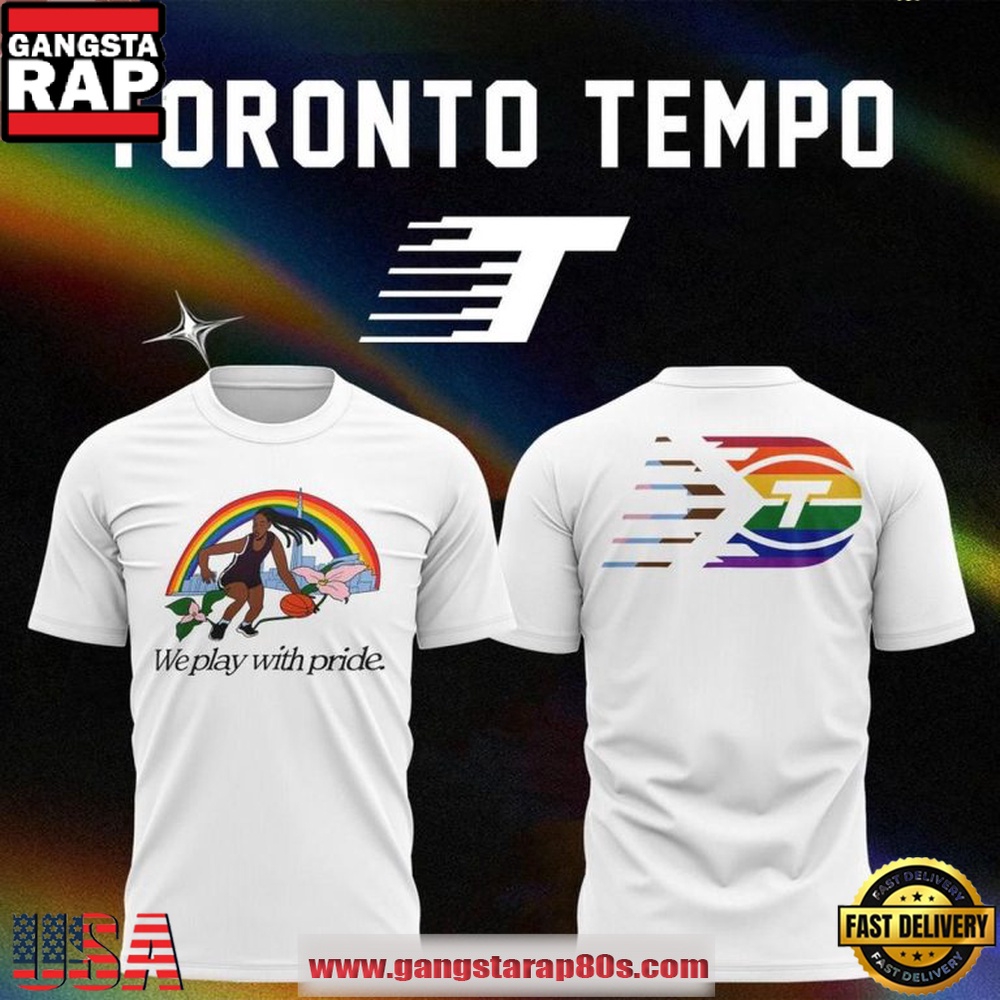 Toronto Tempo 2026 Official Pride Night T Shirt