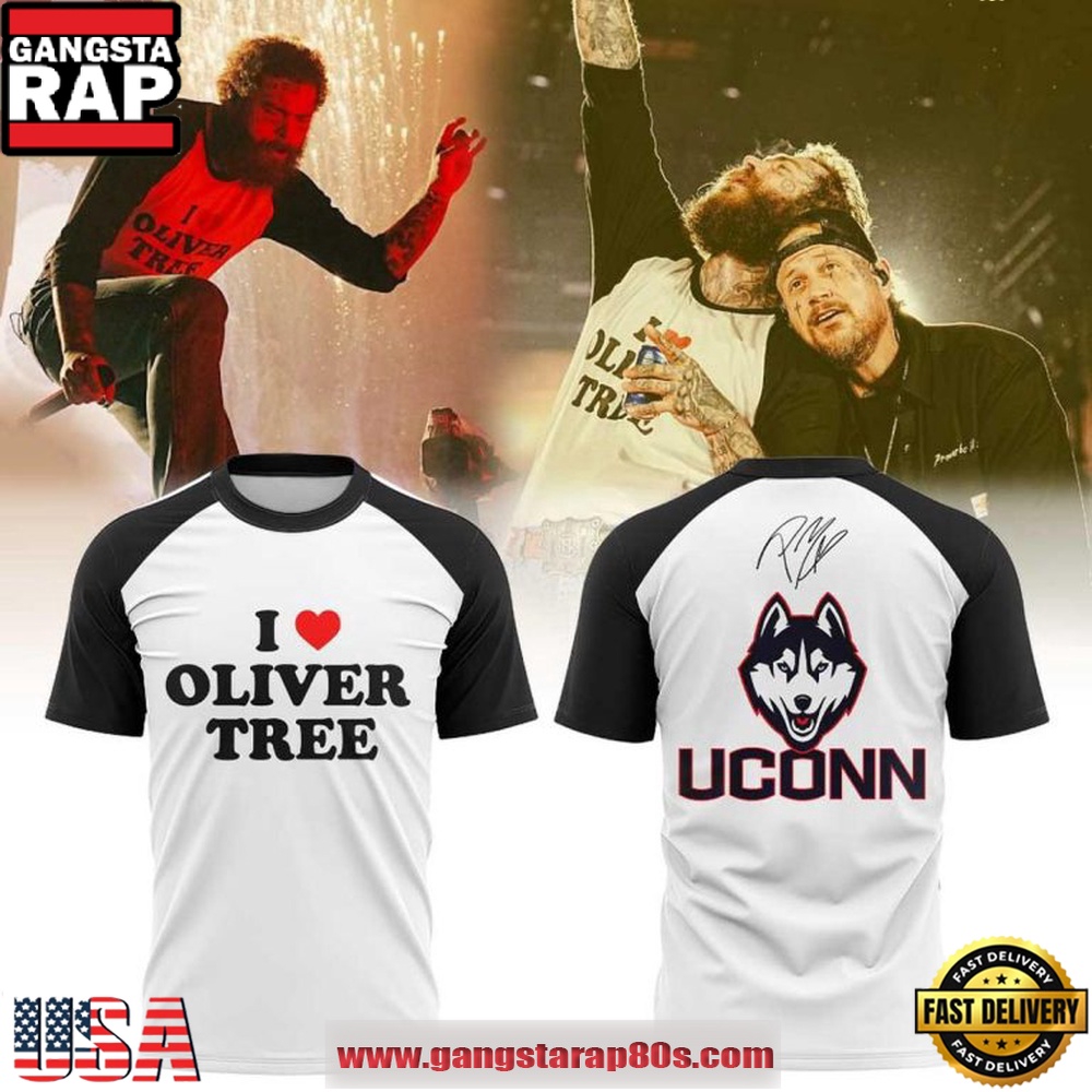 UConn Huskies x Post Malone Special Stadium Tour 2026 T Shirt