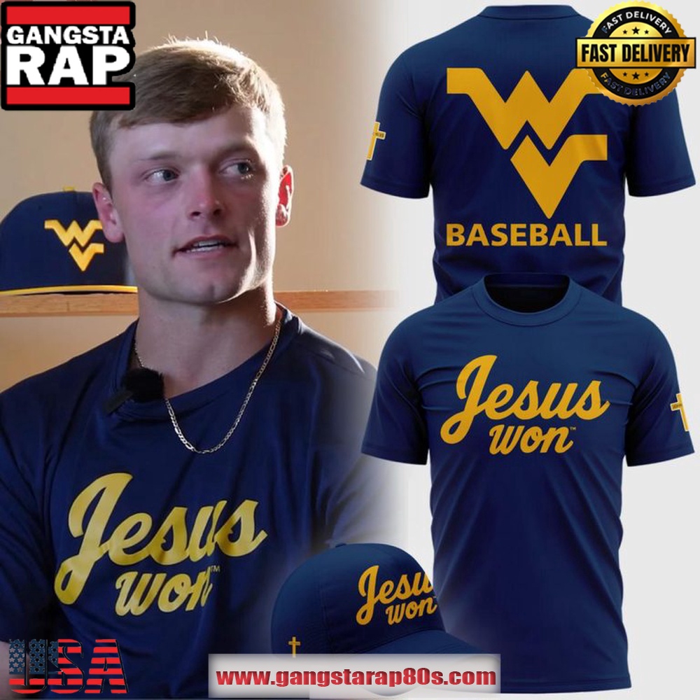 West Virginia Mountaineers 2026 Jesus Won Championship T Shirt West Virginia Mountaineers 2026 Jesus Won Championship T Shirt