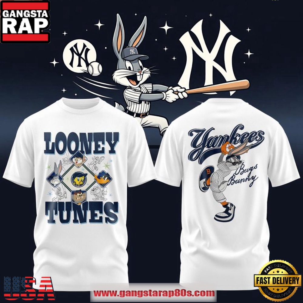 2026 New York Yankees x Looney Tunes Bugs Bunny T Shirt 2026 New York Yankees x Looney Tunes Bugs Bunny T Shirt