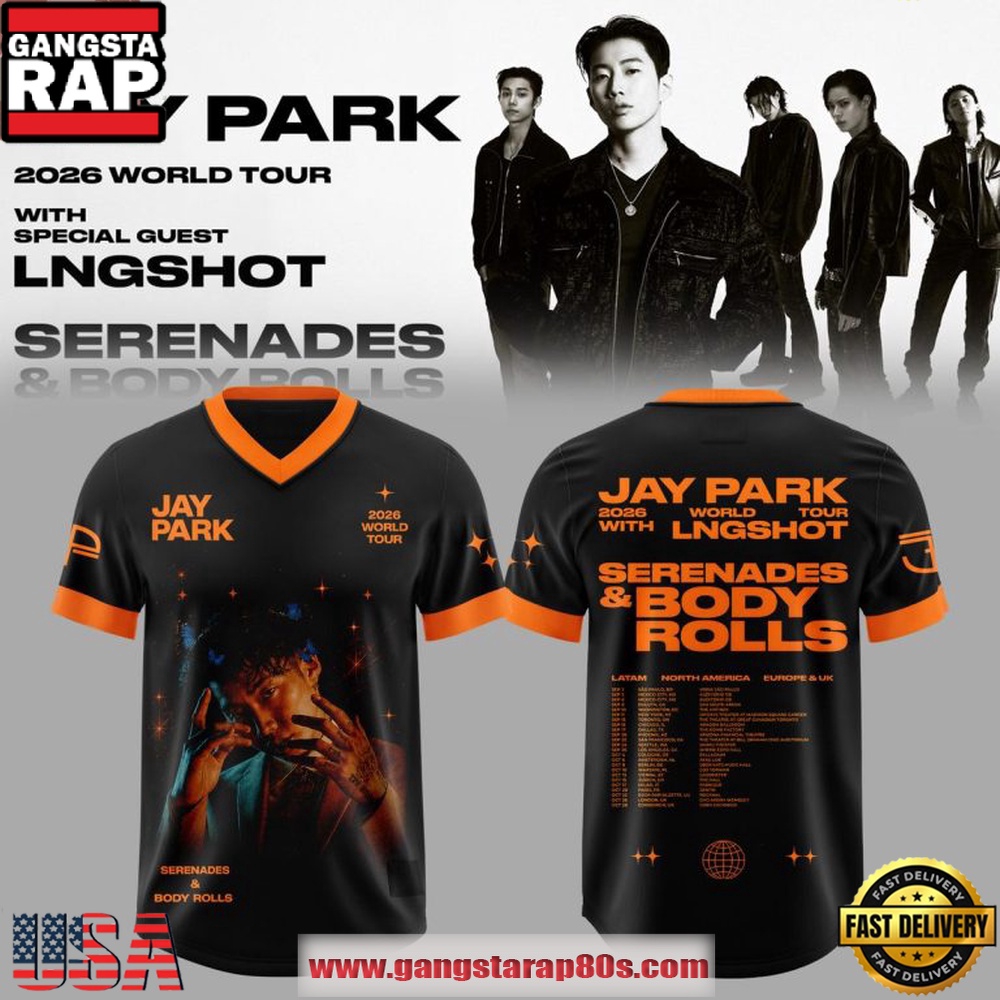 2026 World Tour Jay Park Serenades & Body Rolls Football Jersey