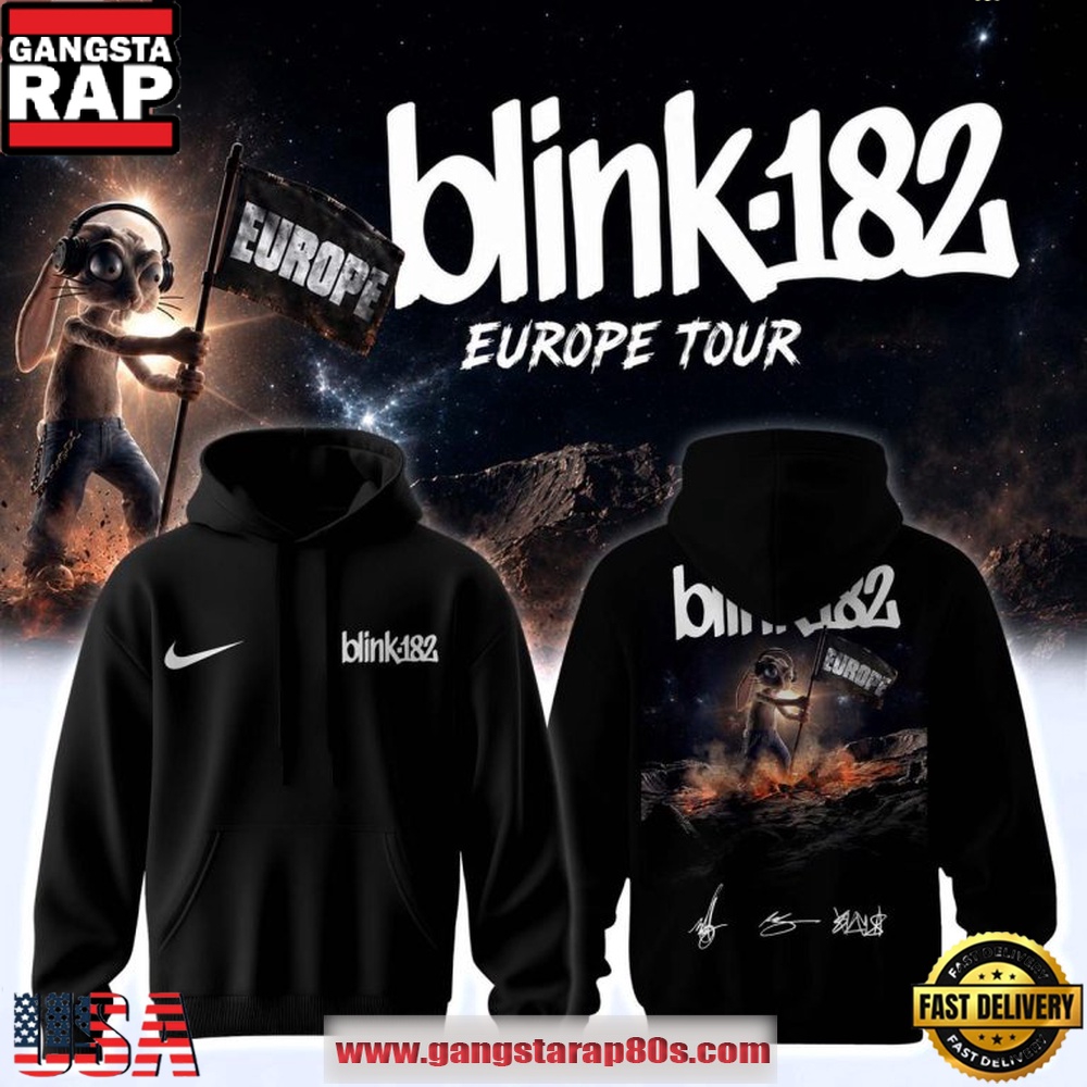 Blink-182 Signature Hoodie for New EU Shows