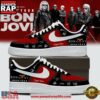 BON JOVI Forever Tour 2026 Signature Collection Black Custom Air Force 1 Sneakers Shoes
