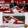 BON JOVI Forever Tour 2026 Signature Collection Red Custom Air Force 1 Sneakers Shoes
