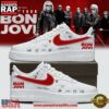BON JOVI Forever Tour 2026 Signature Collection White Custom Air Force 1 Sneakers Shoes
