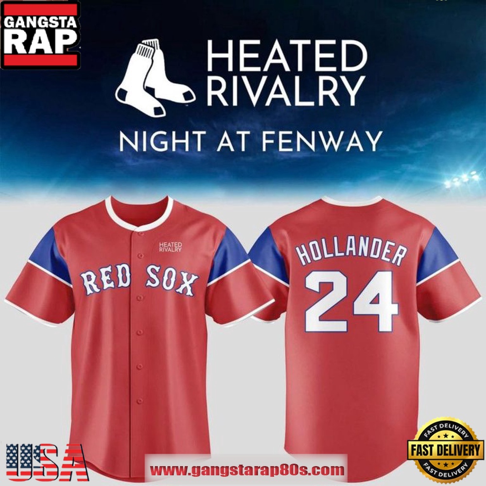 Boston Red Sox Heated Rivalry Night 2026 Shane Hollander #24 Limited Edition Baseball Jersey