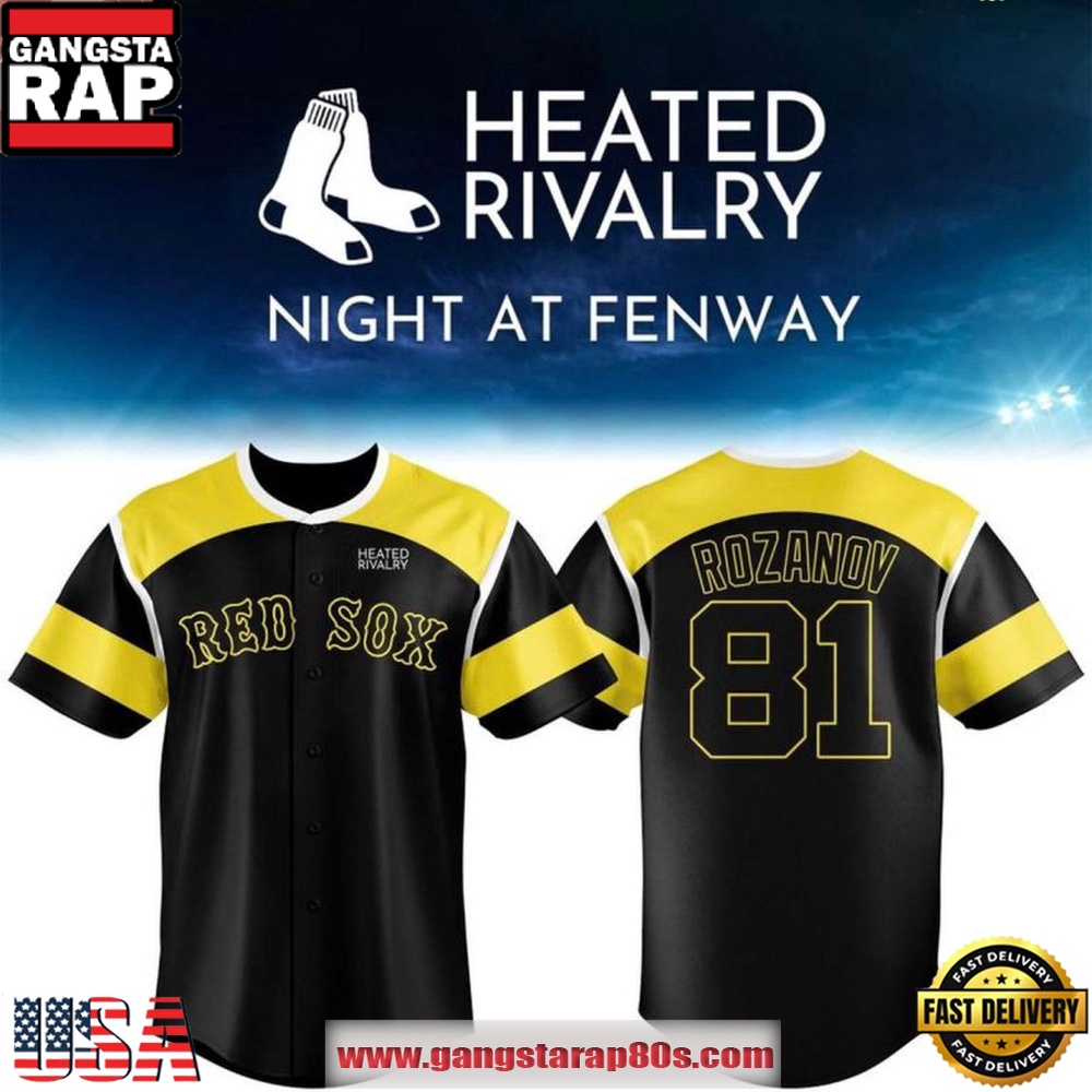 Boston Red Sox Ilya Rozanov #81 Heated Rivalry Night 2026 Baseball Jersey