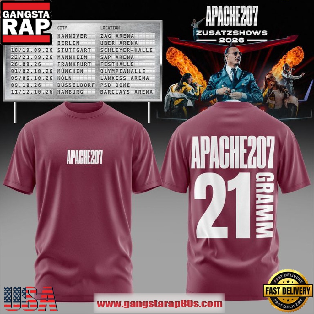 Celebrate Apache 207 Zusatzshows 2026 21 Gramm T Shirt