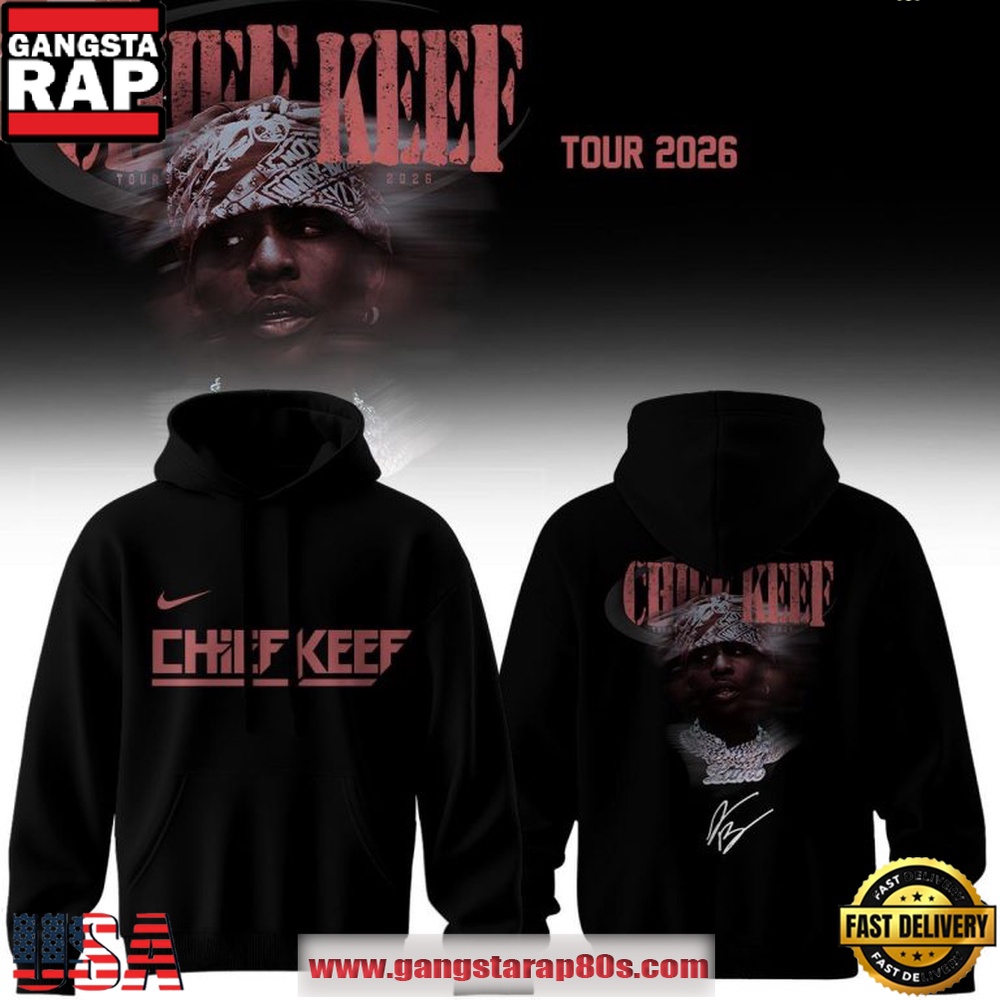 Chief Keef Tour 2026 Signature Pullover Hoodie