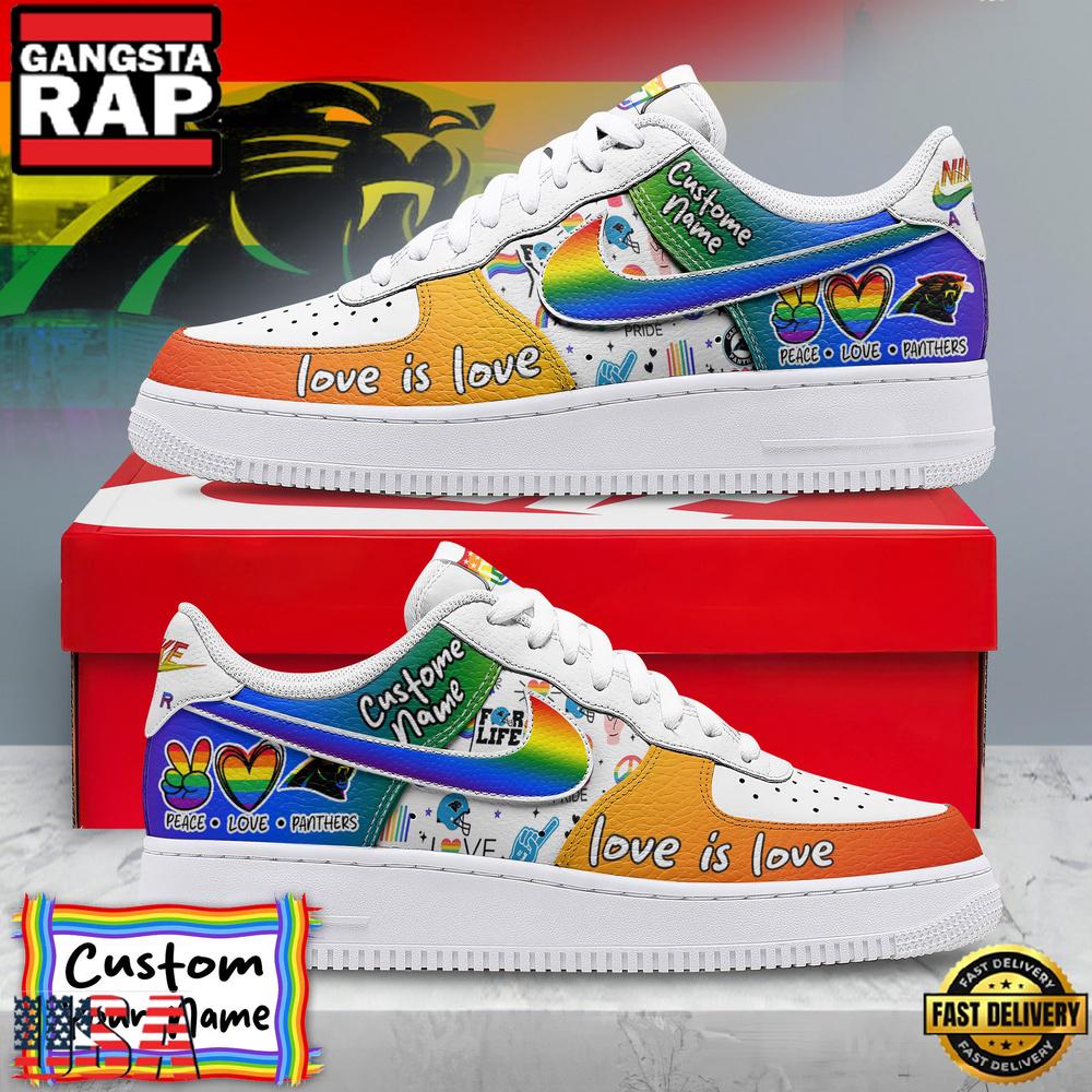 Custom Name Buffalo Bills NFL Team Air Force 1 Shoes For Fans