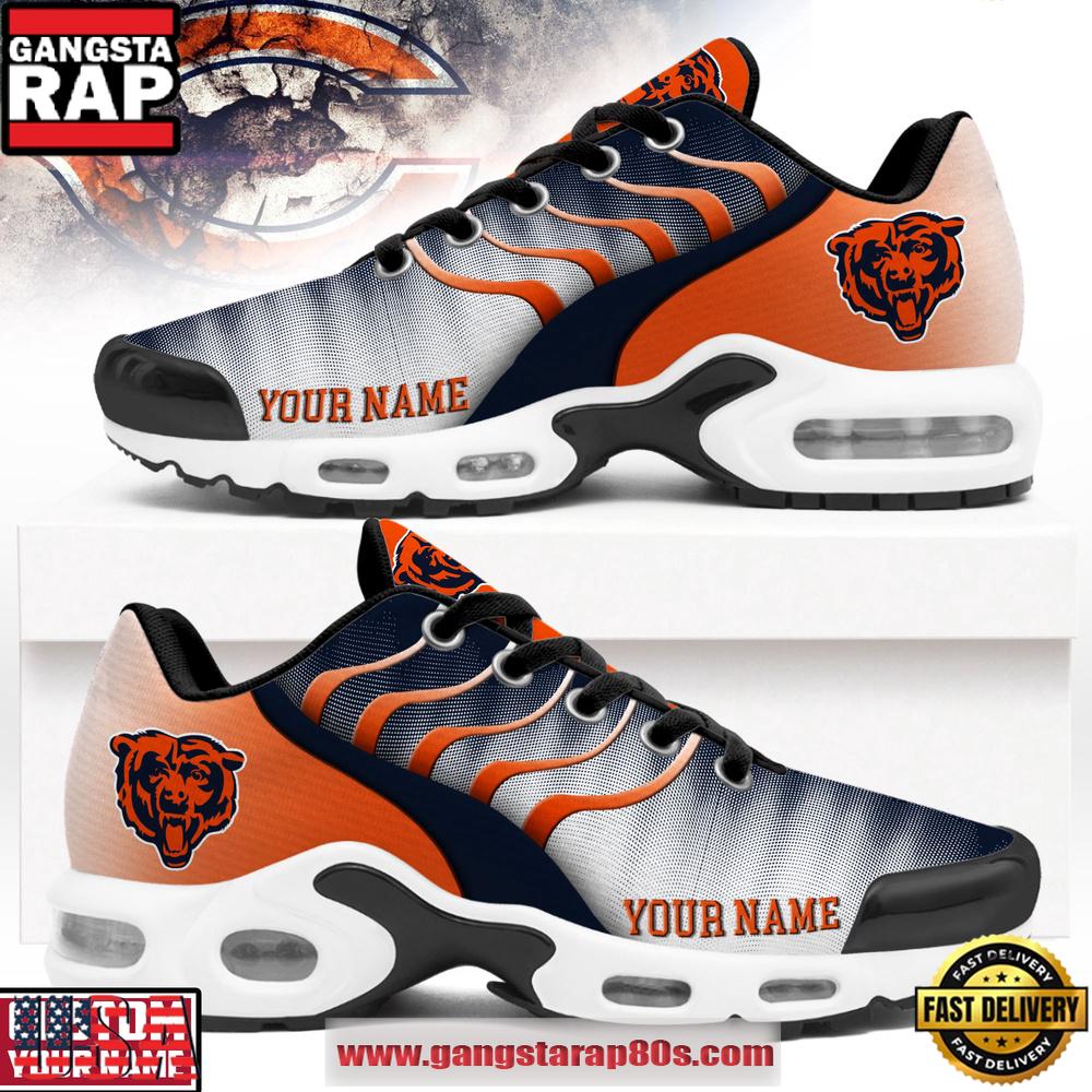 Custom Name Chicago Bears NFL Endzone Runner Air Max Plus Shoes