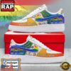 Custom Name Denver Broncos NFL Team Air Force 1 Shoes For Fans