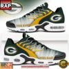 Custom Name Green Bay Packers NFL New 2026 Version Air Max Plus Shoes Running Sneakers 3 Custom Name Green Bay Packers NFL Endzone Runner Air Max Plus Shoes