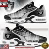 Custom Name Las Vegas Raiders NFL New 2026 Version Air Max Plus Shoes Running Sneakers 3 Custom Name Las Vegas Raiders NFL Endzone Runner Air Max Plus Shoes