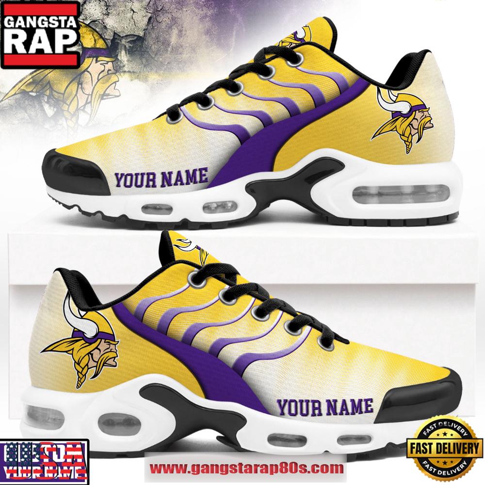 Custom Name Minnesota Vikings NFL Endzone Runner Air Max Plus Shoes