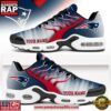 Custom Name New England Patriots NFL Endzone Runner Air Max Plus Shoes