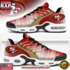 Custom Name San Francisco 49ers NFL Endzone Runner Air Max Plus Shoes