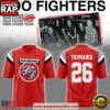 Foo Fighters 2026 Take Cover Tour Personalized Red Football Jersey 2 Foo Fighters 2026 Take Cover Tour Personalized Red Football Jersey