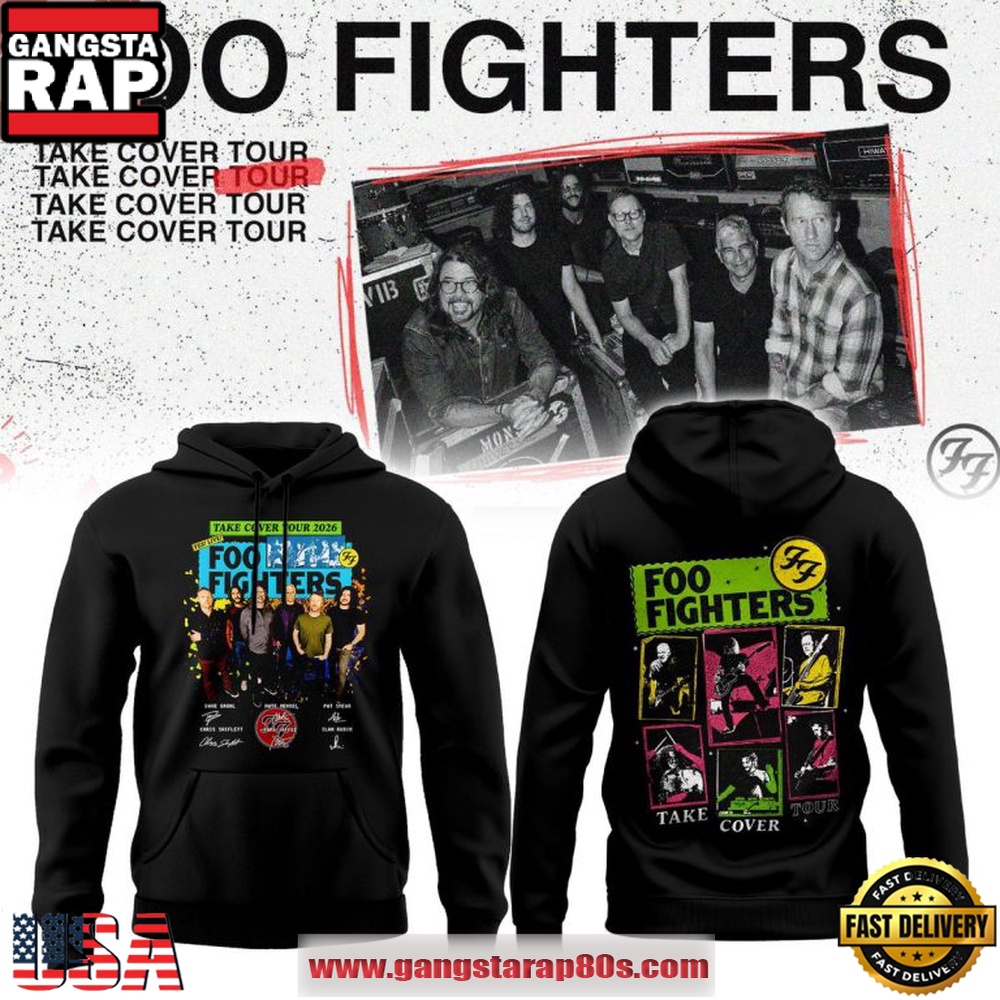 Foo Fighters Take Cover Tour 2026 Limited Edition Hoodie