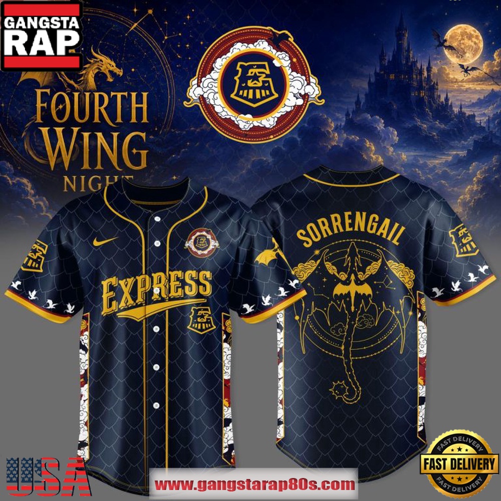 Fourth Wing Night 2026 Round Rock Express Baseball Jersey