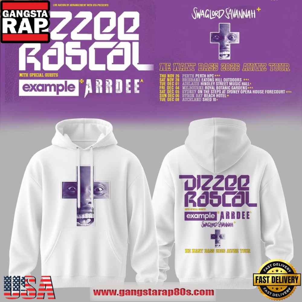 izzee Rascal We Want Bass AUNZ Tour 2026 Unisex Hoodie izzee Rascal We Want Bass AUNZ Tour 2026 Unisex Hoodie