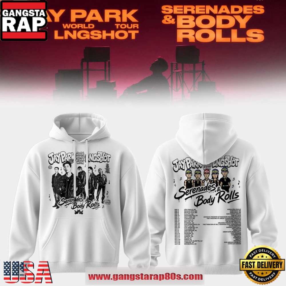 Jay Park Serenades & Body Rolls World Tour 2026 Hoodie Jay Park Serenades & Body Rolls World Tour 2026 Hoodie