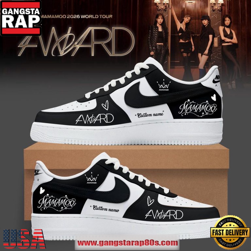 Mamamoo 2026 World Tour 4WARD Custom Name Air Force 1 Low Top Shoes