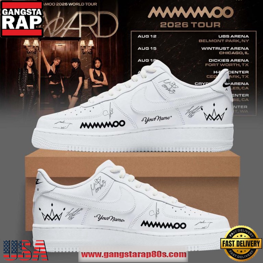 Mamamoo 2026 World Tour 4WARD Custom Name Air Force 1 Sneakers Shoes