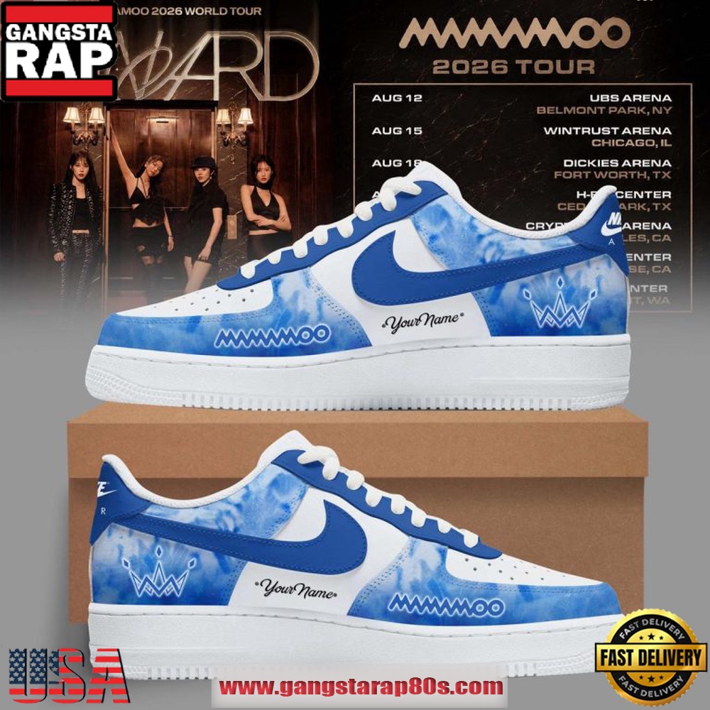 Mamamoo 2026 World Tour 4WARD Custom Nike Air Force 1 Sneakers Shoes