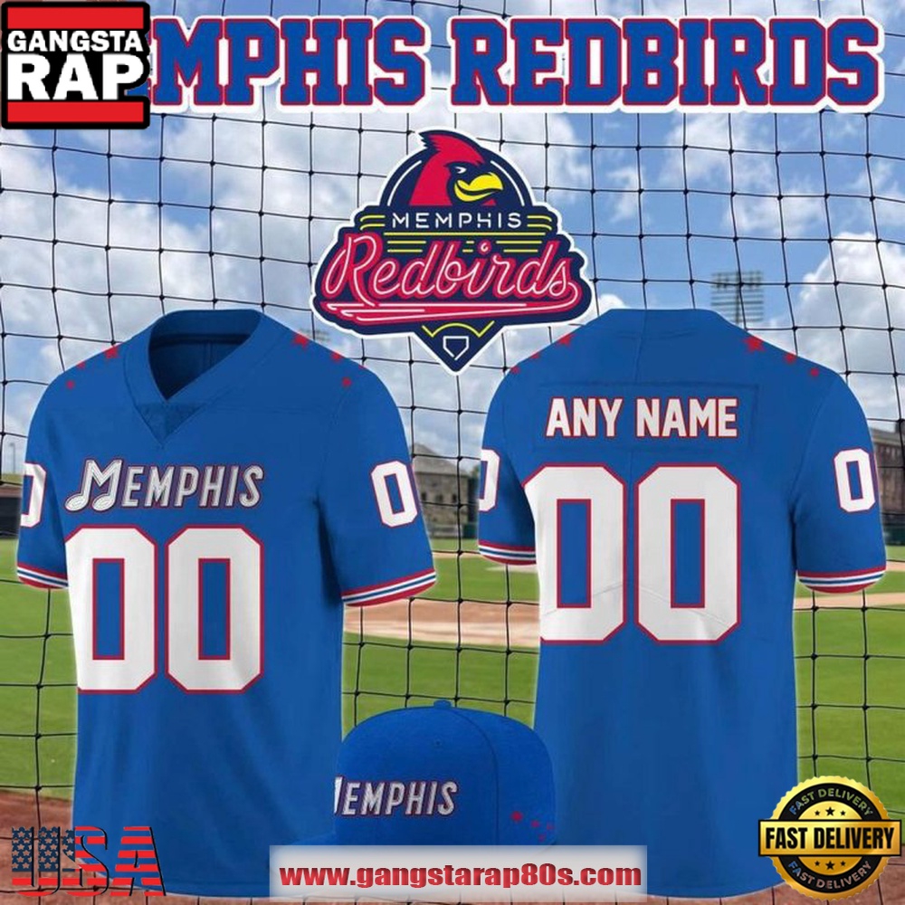 Memphis Redbirds 2026 Custom Football Jersey