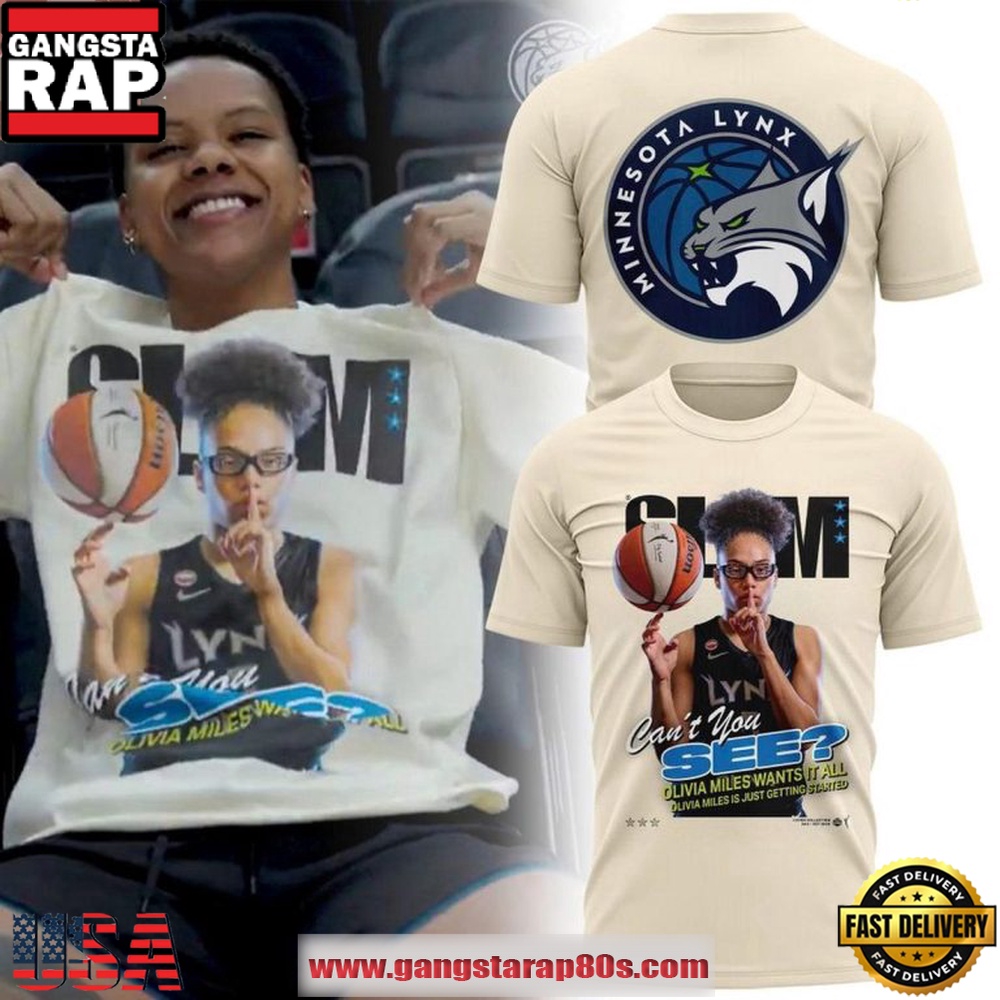 Minnesota Lynx Unisex Olivia Miles Slam 2026 T Shirt