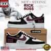 Rick Ross Set In Stone Album 2026 Signature Black Custom Air Force 1 Sneakers Shoes