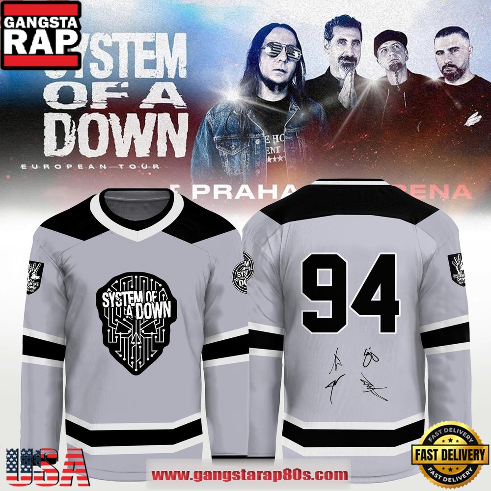 System of a Down 2026 Special Edition Custom Hockey Jersey