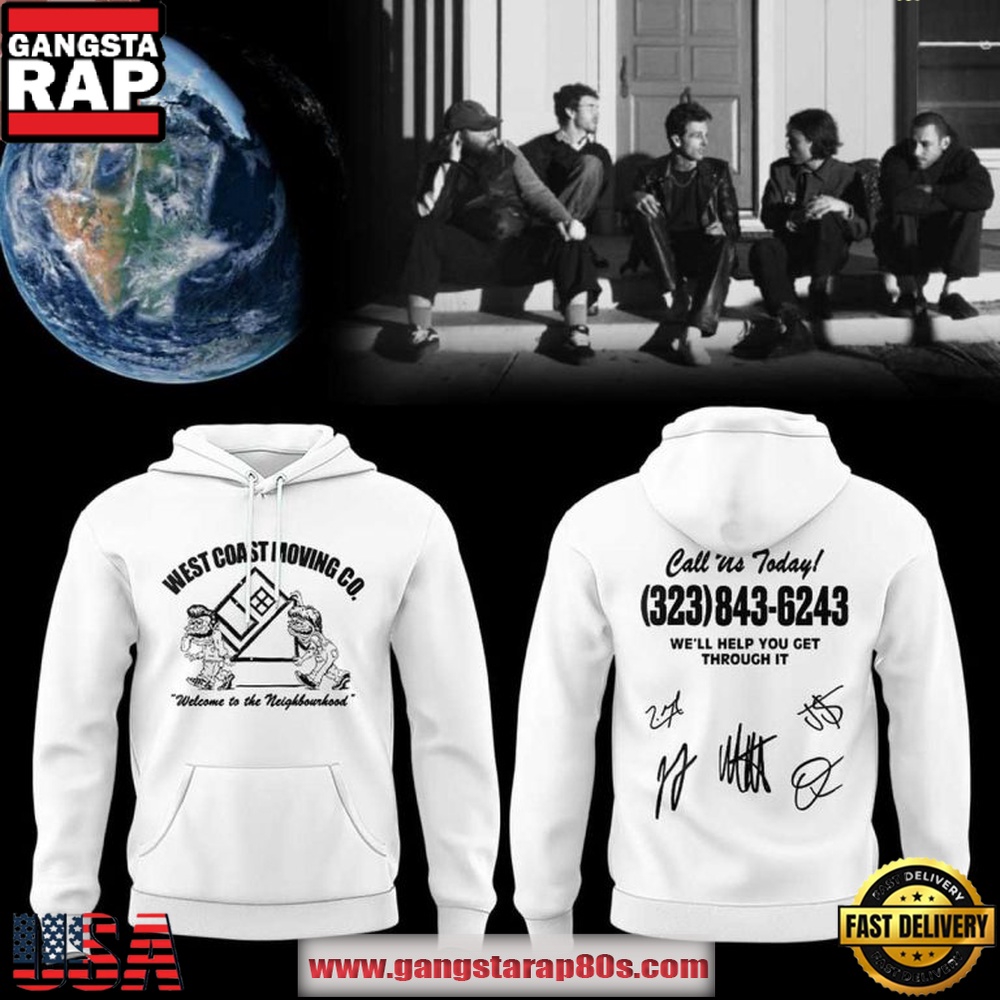 The Neighbourhood 2026 Tour West Coast Moving Co. All Over Print Hoodie The Neighbourhood 2026 Tour West Coast Moving Co. All Over Print Hoodie