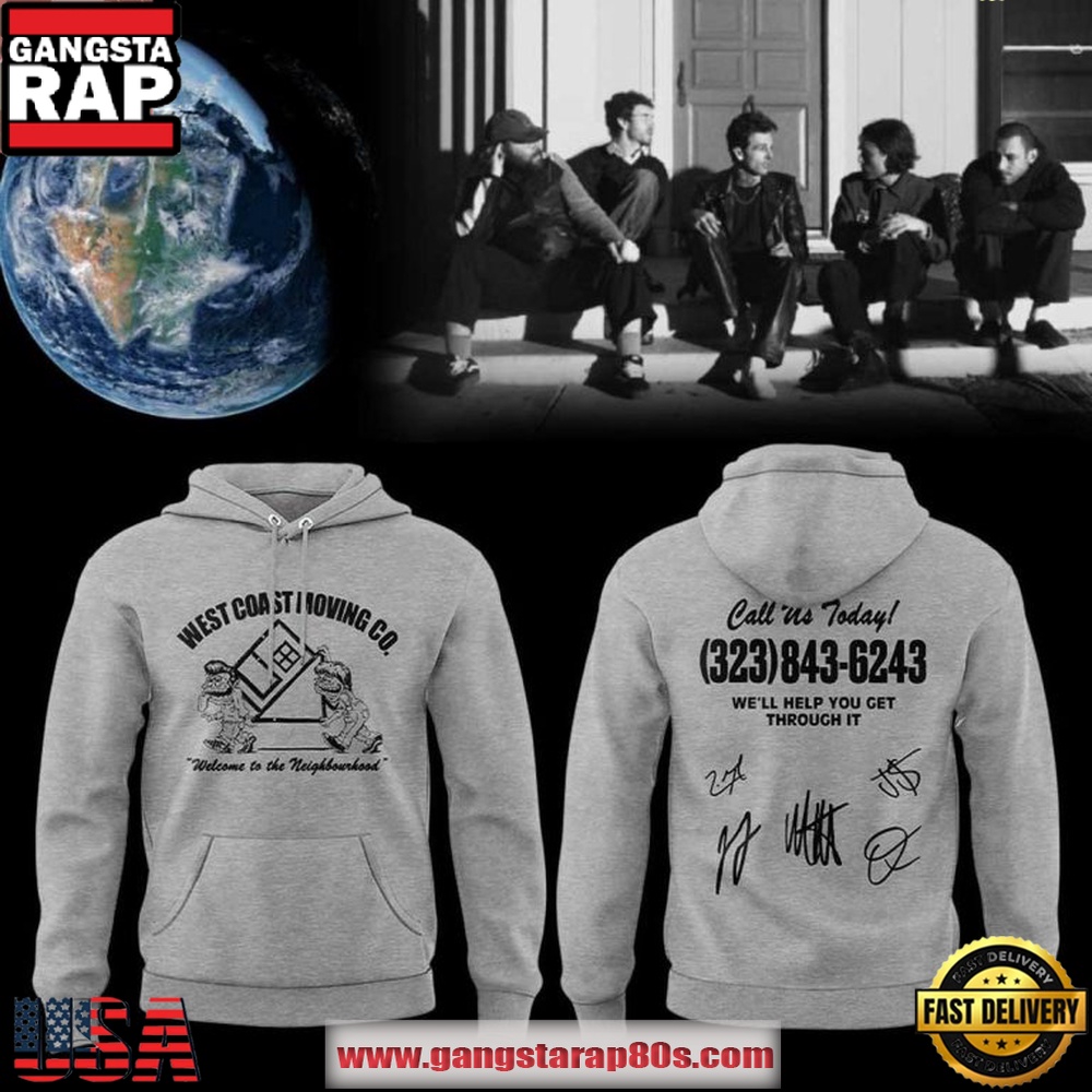 The Neighbourhood 2026 Tour West Coast Moving Co. Hoodie The Neighbourhood 2026 Tour West Coast Moving Co. Hoodie