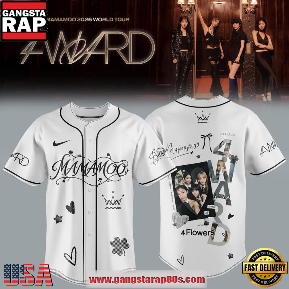 World Tour 4WARD 2026 Mamamoo Baseball Jersey