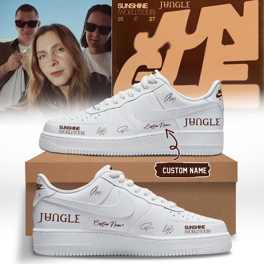 Jungle Sunshine World Tour 2026 27 Limited Edition Signature White Air Force 1 Shoes Sneakers , Music Air Force 1 Shoes Jungle Sunshine World Tour 2026 27 Limited Edition Signature White Air Force 1 Shoes Sneakers , Music Air Force 1 Shoes