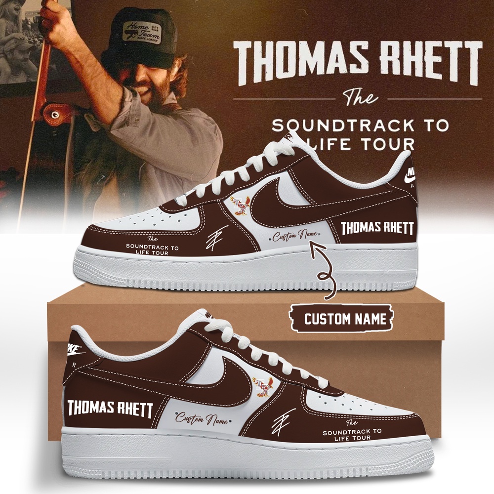 Thomas Rhett The Soundtrack to Life Tour 2026 Signature Red Air Force 1 Shoes Sneaker , Music Air Force 1 Shoes Thomas Rhett The Soundtrack to Life Tour 2026 Signature Red Air Force 1 Shoes Sneaker , Music Air Force 1 Shoes