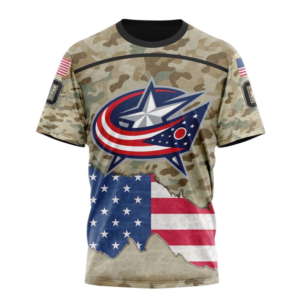 NHL Columbus Blue Jackets Specialized Kits For United State With Camo Color Hoodie, T Shirt , NHL 3D Shirt NHL Columbus Blue Jackets Specialized Kits For United State With Camo Color Hoodie, T Shirt , NHL 3D Shirt