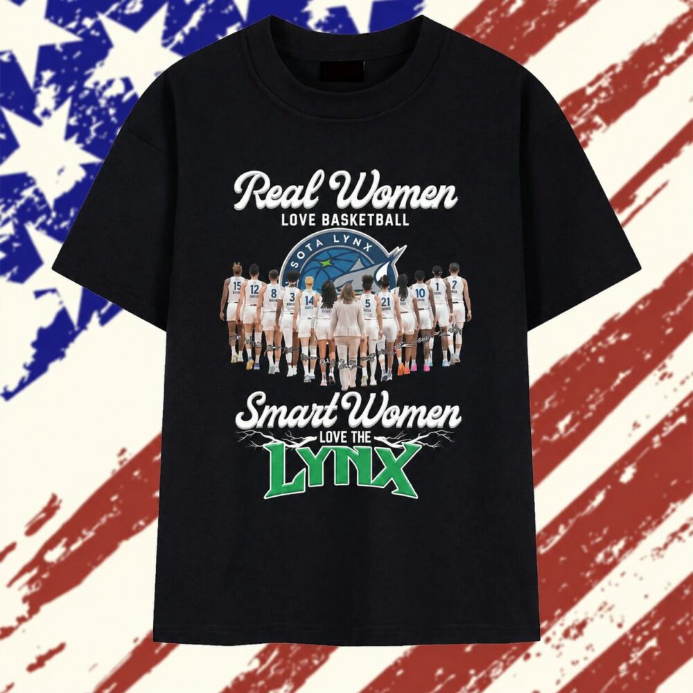 Real Women Love Basketball Smart Women Love The Lynx Minnesota Basketball All Team 2026 T Shirt , Vintage Trending Shirt Real Women Love Basketball Smart Women Love The Lynx Minnesota Basketball All Team 2026 T Shirt , Vintage Trending Shirt