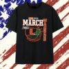 Miami Hurricanes 2026 Ncaa Mens Basketball March Madness The Road To Indianapolis Premium T Shirt , Trending 2D Shirt Miami Hurricanes 2026 Ncaa Mens Basketball March Madness The Road TO Indianapolis Premium T Shirt