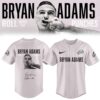 Bryan Adams Roll With The Punches Tour 2026 27 Limited Edition Signature Baseball Jersey, Trending Music Jersey Bryan Adams Roll With The Punches Tour 2026 27 Limited Edition Signature Baseball Jersey