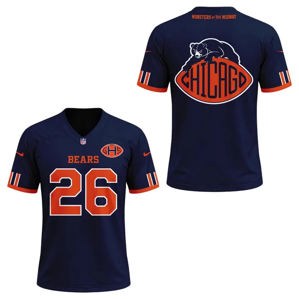 Chicago Bears Inspired by the past Built for the future Exclusives 2026 Football Jersey, Trending Design Shirt Chicago Bears Inspired by the past Built for the future Exclusives 2026 Football Jersey, Trending Design Shirt