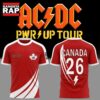 ACDC Exclusive Canada Event Shirt, Power Up Tour 2026 T Shirt , Trending 3D Music Shirt Acdc Exclusive Canada Event Shirt Power UP Tour 2026 T Shirt