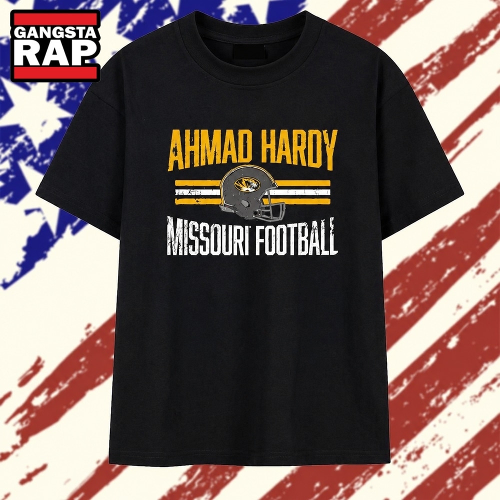 Ahmad Hardy Missouri football distressed T Shirt , Trending 2D Shirt Ahmad Hardy Missouri Football Distressed T Shirt