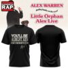 Alex Warren’s Little Orphan Alex Tour 2026 Black T Shirt , Trending 3D Music Shirt Alex Warren S Little Orphan Alex Tour 2026 Black T Shirt