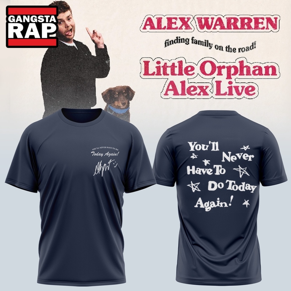 Alex Warren’s Little Orphan Alex Tour 2026 Limited Edition T Shirt , Trending 3D Music Shirt Alex Warren’s Little Orphan Alex Tour 2026 Limited Edition T Shirt , Trending 3D Music Shirt