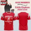Alex Warren’s Little Orphan Alex Tour 2026 Red T Shirt, Trending 3D Music Shirt Alex Warren S Little Orphan Alex Tour 2026 Red T Shirt