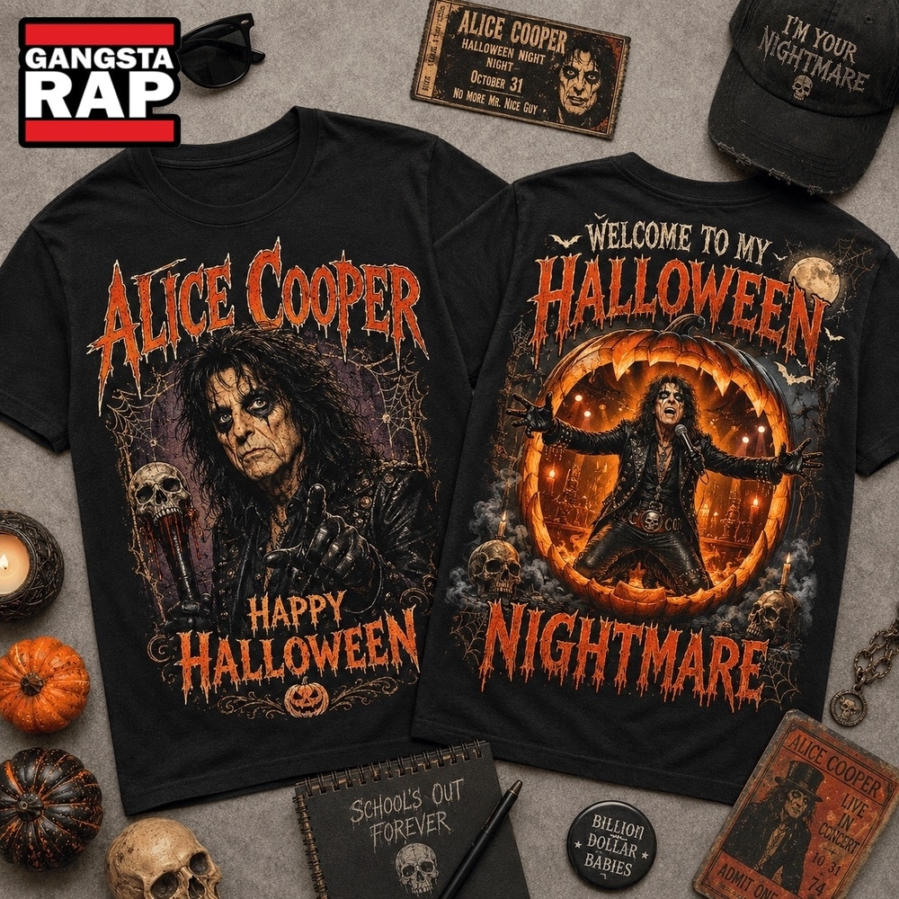 Alice Cooper Halloween Vintage Graphic Spooky Music Fan Shirt, Trending 3D Music Shirt Alice Cooper Halloween Vintage Graphic Spooky Music Fan Shirt, Trending 3D Music Shirt